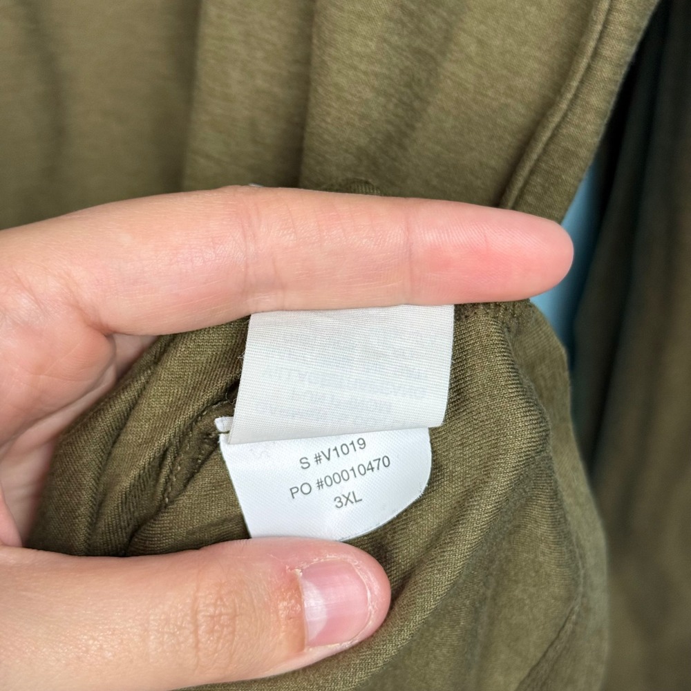 Vuori Strato Tech Hoodie Mens 3XL Dark Oregano Heather Green V1019 Pullover - Picture 9 of 10